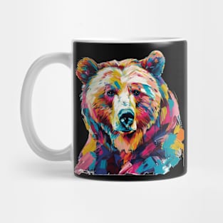 Bear Colorful Pop Art Design Animal Lover Gift Idea Mug